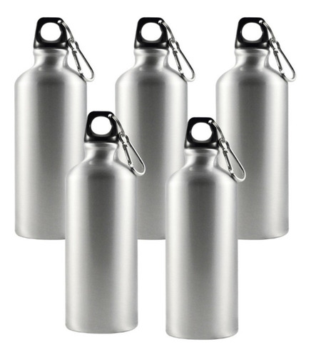 Botella Blanca 600 Ml Sublimacion Sublimar 5pack De Aluminio