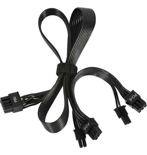Cable Pcie Para Evga, 65cm Macho A Macho 8 Pin A Dual 6+2...