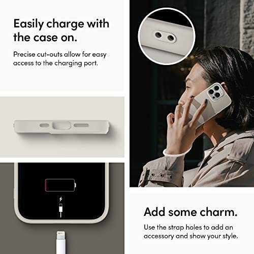 Funda Cyrill Leather Brick Para iPhone 13 Pro Cream