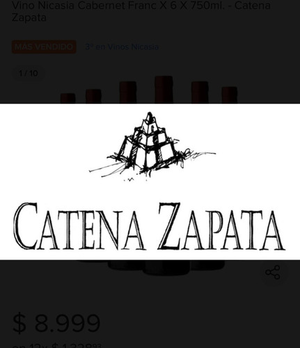 Vino Dv Catena Malbec-malbec Varietal X750cc