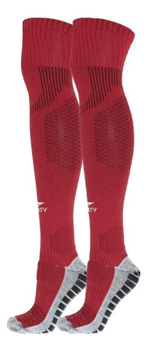 Kit 4 Pares De Meiões Penalty Grip Max Preto E Vermelho