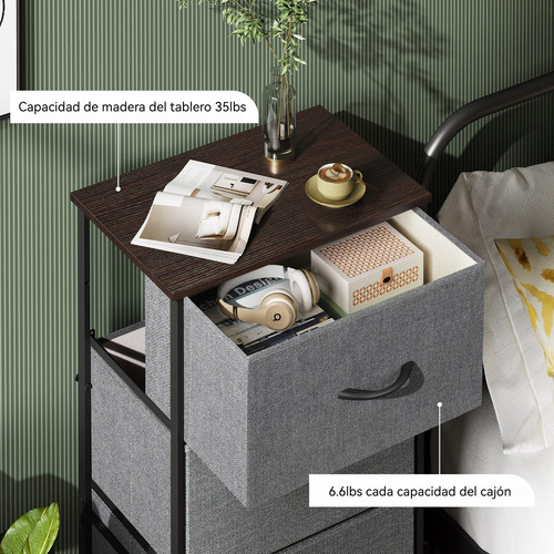 Cómoda Cajonera De Estilo Sencillo Con Cuatro Cajone Moderno
