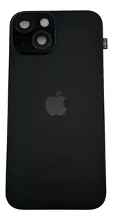 Tapa Trasera Cristal iPhone 15 Negro + Nfc + Flex Flash