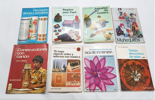 Antiguos Libros Manualidad Cerámica Juguete Madera Mag 58427