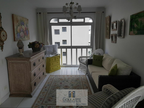 Imagem 4 de 30 de Apartamento Amplo Com 3 Dormitórios Sendo 1 Suíte Na Praia Da Pitangueira-guarujá/sp - 3523