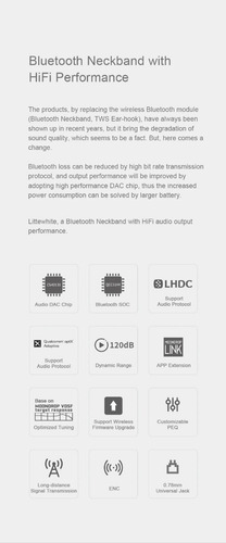 Auriculares Bluetooth 5.2 Con Banda Para El Cuello Moondrop