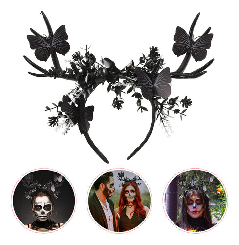 De Diadema De Halloween, Diadema De Asta, Cabeza De