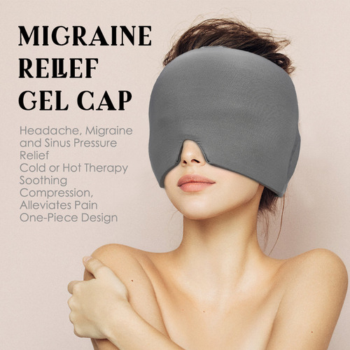 Gorra Gel, Envoltura Fría, Hielo Caliente Para La Cabeza, Mi