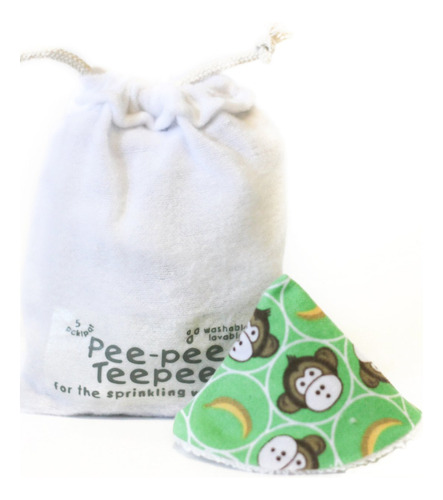 Pee-pee Teepee Lil Monkey Green - Bolsa Para La Colada