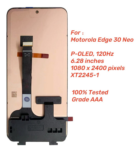 Pantalla Táctil Lcd Oled Para Motorola Edge 30 Neo Xt2245