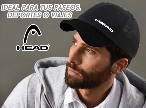 Imagen 5 de 8 de Gorra Head Cap Original Deportiva Urbana Hombre Mujer Visera