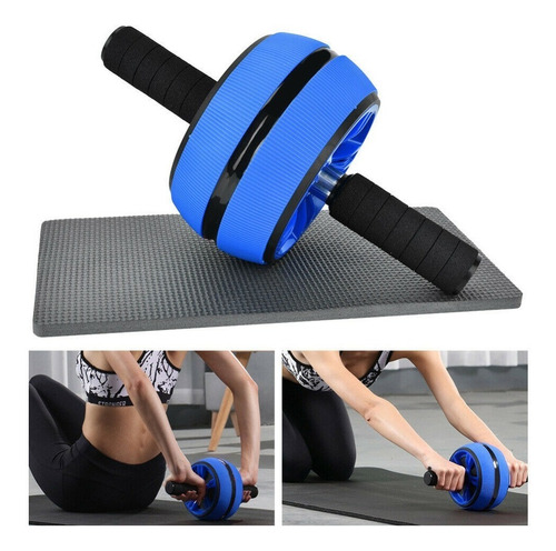 Imagen 7 de 7 de Rueda Doble Para Hacer Abdominales Ejercicios Fitness Abs