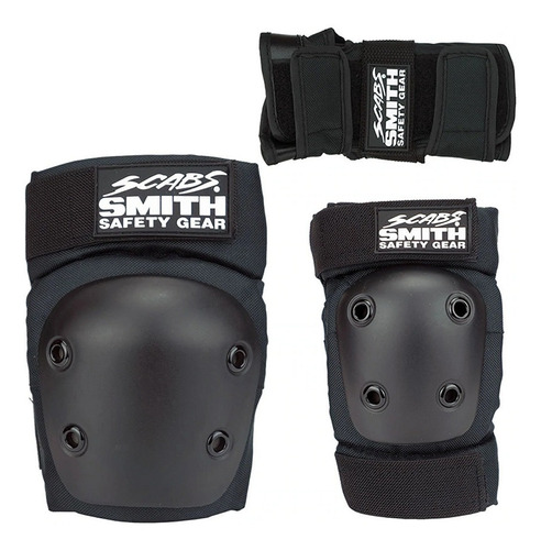 Set De Protecciones Smith Scabs 3 Pack Red Junior