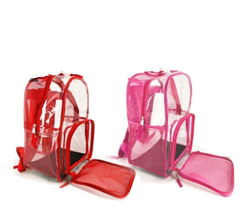 Imagen 6 de 9 de Mochila Bolso Transportadora Para Gato Perro Transparente L