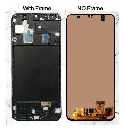 Amoled Pantalla Táctil Lcd Con Marco For Samsung A30 A305g