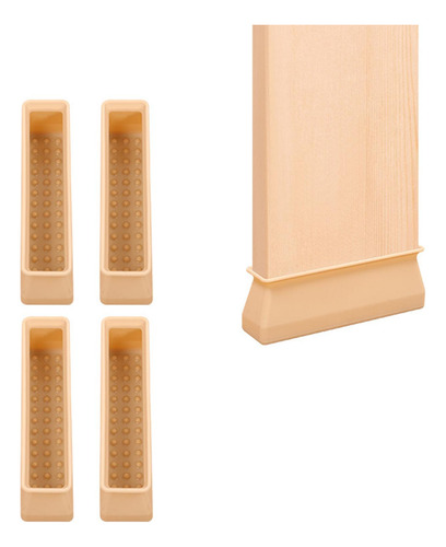 3 X 4x4x Antideslizante Mesa Silla Pies Cubierta 3 Piezas