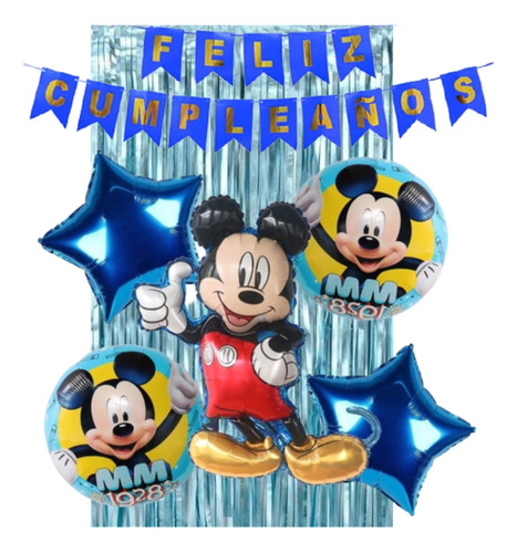 Kit Decoracion Fiesta Cumpleaños Minnie O Mickey