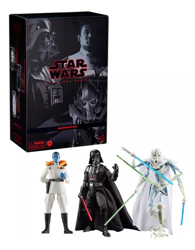 Star Wars Black Series Masters Of Evil Vader Thrawn Grievous