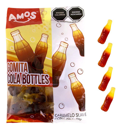 Gomitas De Botellas De Coca Cola Amos 90g