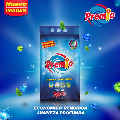 Premio Detergente En Polvo 10 Kg X 2 Paq
