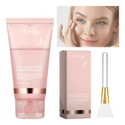 Máscara De Colágeno Para Envolver La Noche, Máscara Exfolian