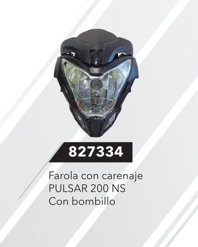 Carenaje Con Farola Pulsar 200/150 Ns (pgte Disponibilidad)