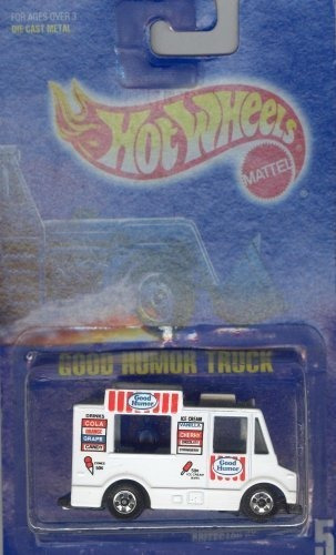 Hot Wheels 1991 5 White Good Humor Truck Toda La Tarjeta Azu