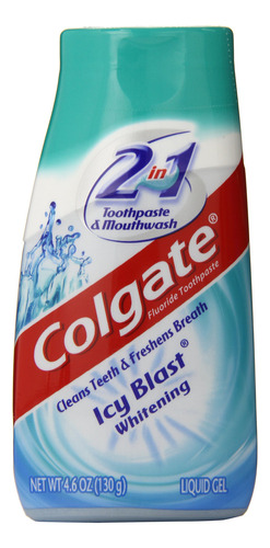 Colgate 2en 1pasta De Dientes Y Enjuague Bucal, Blanqueamien