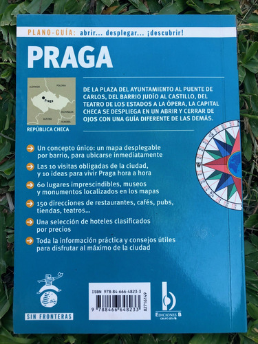 Plano Guia De Praga, Incluye Mapas A Color.