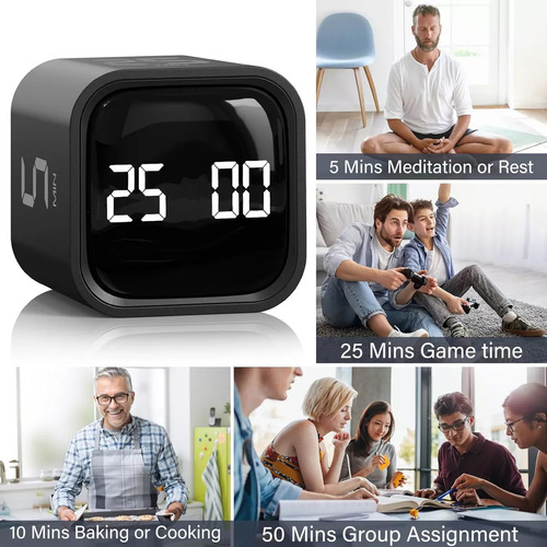 Cubo Temporizador Pomodoro Para Tdah