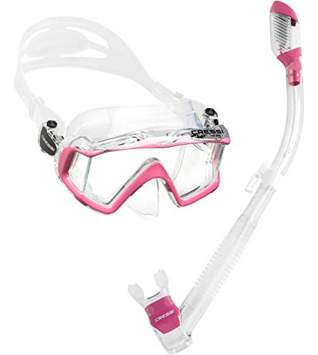 Cressi Vista Panorámica Amplia Máscara Snorkel Seco