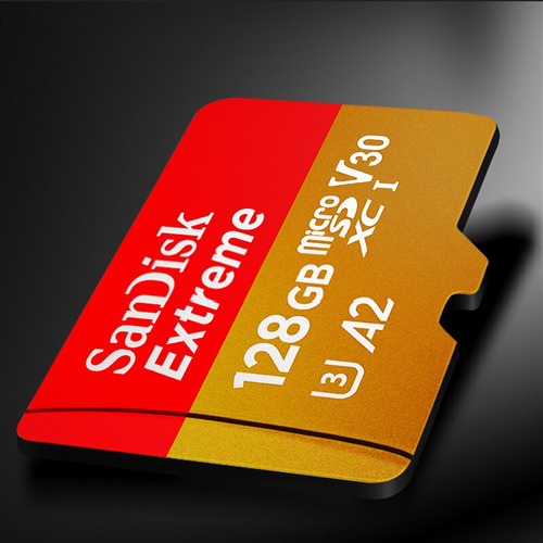 Cartão De Memória Sandisk Extreme 128gb +adap+emba Fr Gratis