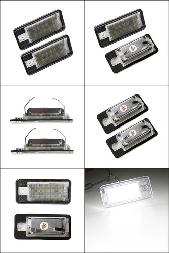 Luz Led De Matrícula Para Audi A3/a4/a6/a8/q7/rs4/rs6