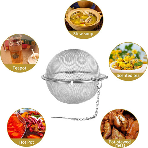 Bola De Té, Cafetera De Malla De Acero Inoxidable Para Bolas