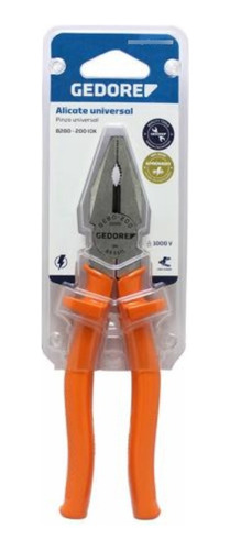Alicate Universal 8 Isolado Nr10 Laranja 1000v Iox Gedore
