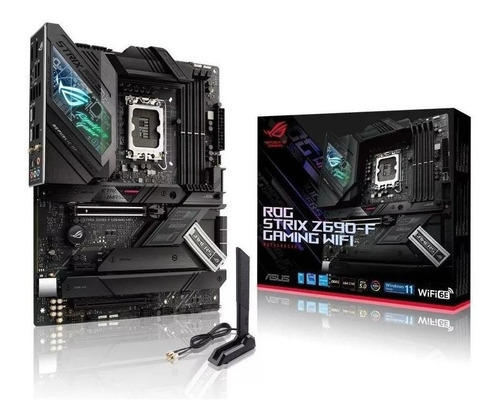 Placa Mãe Asus Rog Strix Z690-f , Wi-fi, Ddr5, Atx, Lga1700 Preto