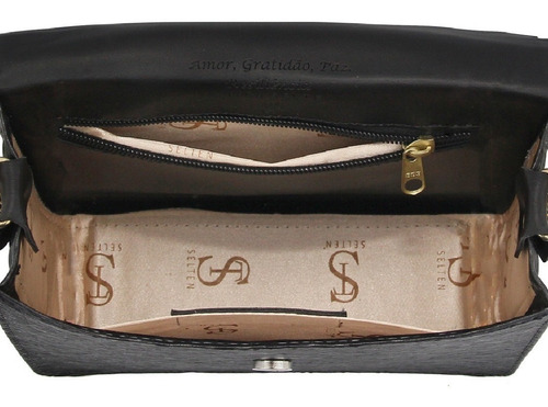 Imagem 5 de 7 de Bolsa Tiracolo Feminina Lateral Com Fivela Croco Lançamento