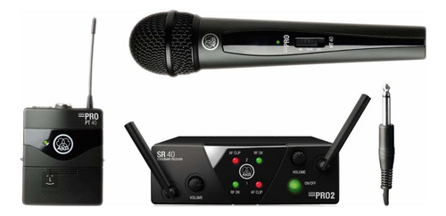 Set Inalam. Vocal/instrumento Akg Wms40 Mini Dual Mixed Set