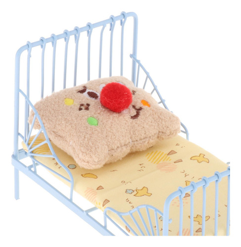 Cama En Miniatura Para Casa De Muñecas 1:12, Cama Para Casa