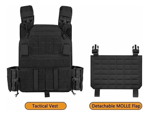New Chaleco Tactico Krydex Lavc Laser Molle Plate Carrier