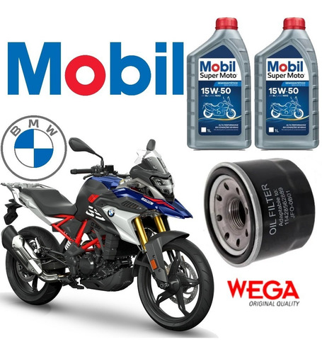 Mobil 15w50 Troca De Óleo Bmw G 310 Gs G 310 R Jfo0b01