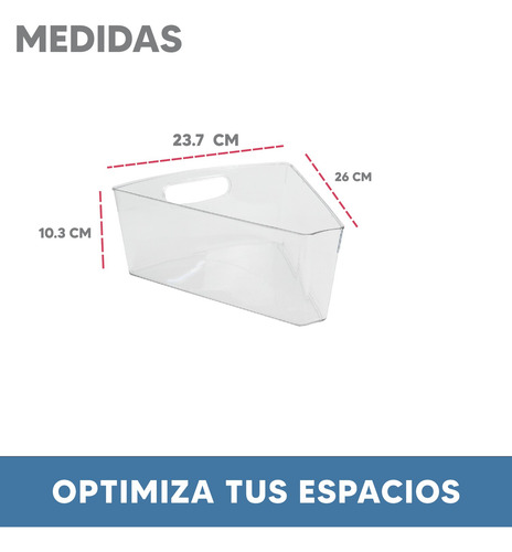 Set 8 Bandejas Triangulares Para Refrigerador