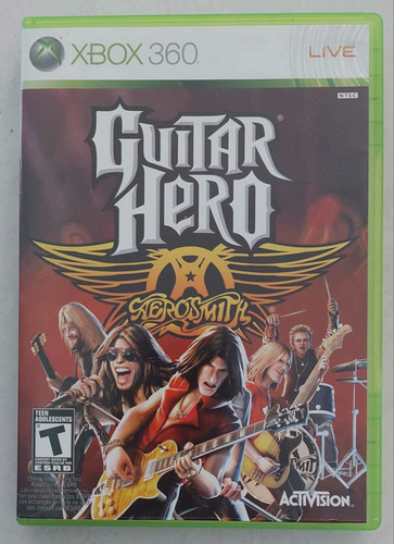 Juego Guitar Hero Aeros Mith Xbox 360