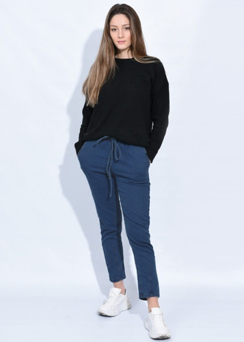Jean Pantalon Mujer Jogger Babucha Elastizado