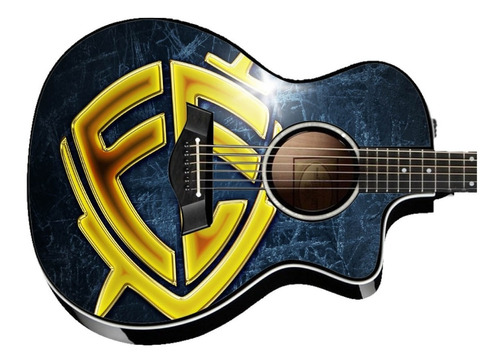 Skin Cgw Creativelab Feh 1 Adesivo Guitarra Violao