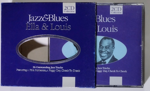 Cd Ella Fitzgerald Louis Armstrong - Jazz And Blues