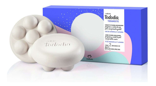 Sabonete Barra Massageador Tododia Todanoite Natura Cx Com 2