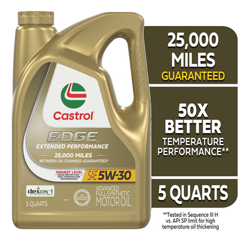 Aceite Castrol 5w30 Extended Performance 25000 Millas 4.73l