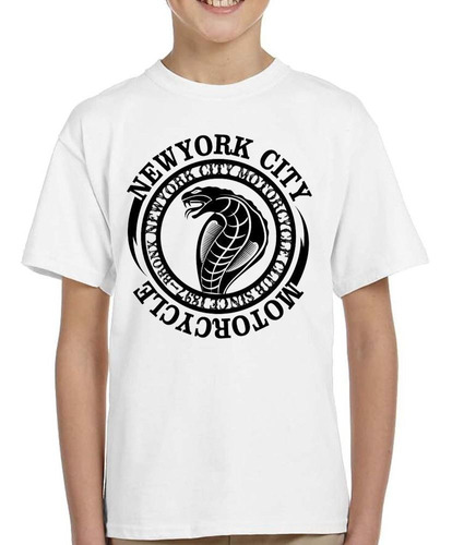 Remera De Niño New York City Motorcycle Club Serpent