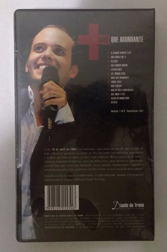 Imagem 2 de 3 de André Valadão - Mais Que Abundante - Fita Vhs Lacrada